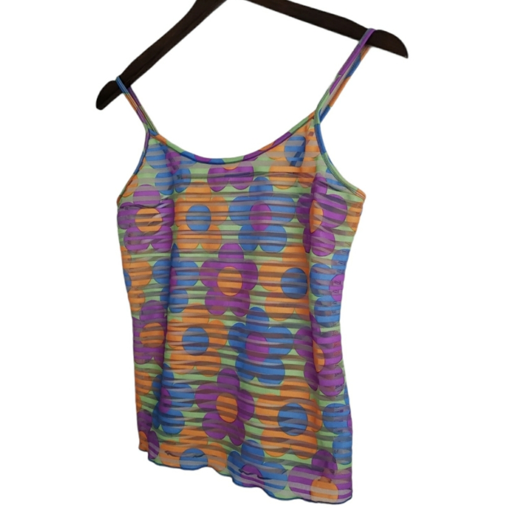 SOLD Vintage Y2K Floral Tank 🌼 - Picture 2 of 5